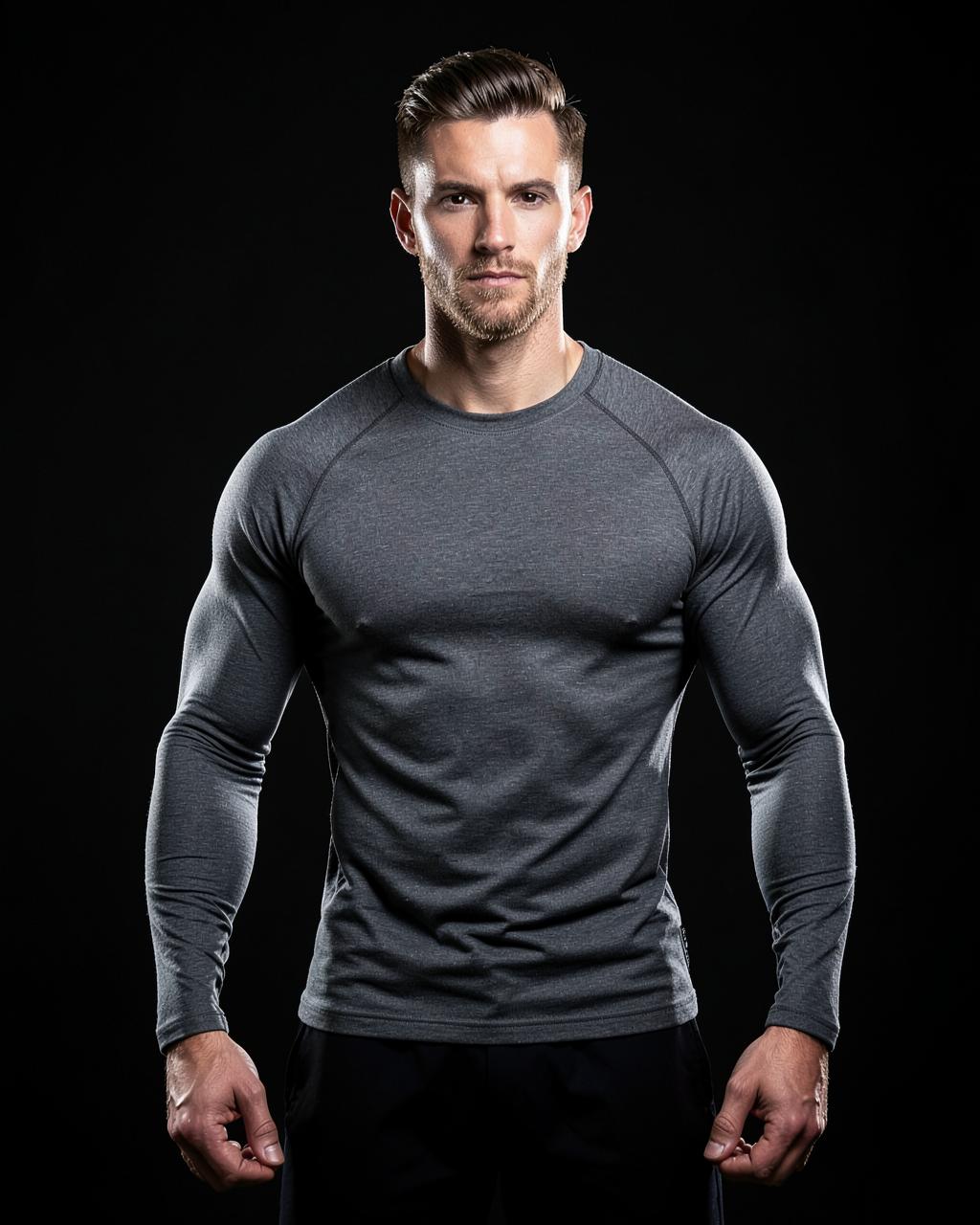 Compression Long Sleeve - Charcoal