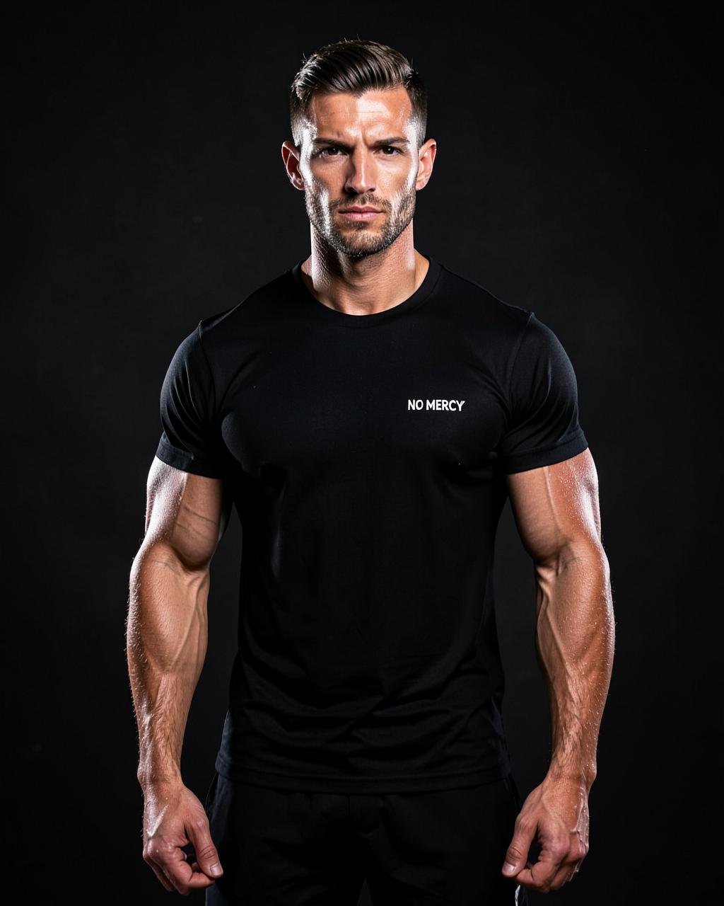 No Mercy Logo Tee - Black